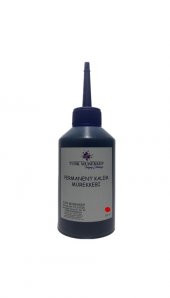 Permanent Kalem Mürekkebi Kırmızı 100 ml. - 1