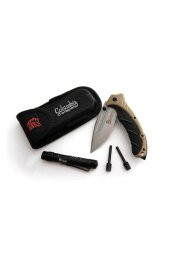 X Columbıa Fenerli Kamp Bıçağı Seti Kahve - 1