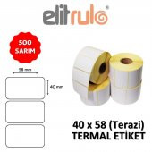 Elitrulo Terazi Etiketi 40x58 Termal - 500 Adet - 1
