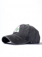 Dört Yapraklı Yonca Nakışlı Pamuklu Erkek Kadın Şapka - 1