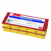 Polikur Professional Genel Amaçlı  Temizlik Süngeri 4,5x7x14 cm. Kırmızı 10lu - 1
