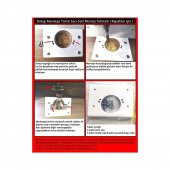 Menteşe Tamir Seti Pratik Tamir Sacı Dolap Tamir Kiti Paslanmaz Dolap Kapak Tamir Sacı 2 Adet - 6