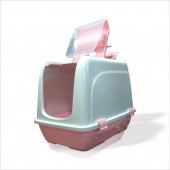 En Büyük Derin Koku Yapmaz Filtre Pembe Dişi Kedi Köpek Kum Kumluk Havuzu Evi Kabı Odası Wc Tuvaleti - 1