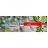 Opinel Inox No 8 Gürgen Saplı Paslanmaz Çelik Çakı (Kırmızı) - 6