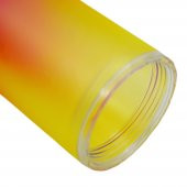 BottleBoss Çift Katmanlı Pipetli Çift Renkli Sızdırmaz Bardak Matara 480 Ml Sarı - 6