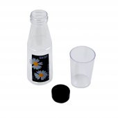 BottleBoss Renkli Bardaklı Papatya Desenli Sızdırmaz Kapaklı Su Şişesi Matara 500 Ml - 4