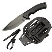 Columbia TNT-1020-B Siyah Magnezyum Çubuklu Avcı Bıçağı - 1
