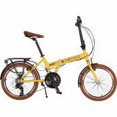 Carraro Flexi 121 Vb V fren Shimano 21 Vites Katlanır Bisiklet  sarı - 1