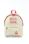 United Colors of Benetton "Red" Okul Sırt Çantası Bej / 03821 thumbnail 1