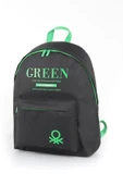 United Colors of Benetton "Green" Okul Sırt Çantası Siyah / 03805 thumbnail 2