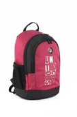 United Colors of Benetton Çift Bölmeli Okul Sırt Çantası Bordo / 04296 thumbnail 2