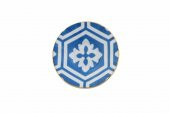 Porland Morocco Desen2 Mavi Ergonomik Çay Tabağı 12 cm 04A+P021485 - 1
