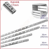 Bilyeli Çekmece Rayı 17mm - 1
