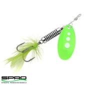 Spro Power Catcher No:4 8g Turna Alabalık Kaşığı UV Yeşil - 1