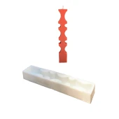 Sütun 2D Uzun Mum Kalıbı ( Silikon ) 1 Adet - 1