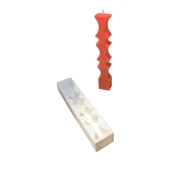 Sütun 2D Uzun Mum Kalıbı ( Silikon ) 1 Adet - 4