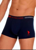 U.S. Polo Assn. Erkek Karışık 3 Lü Boxer Lacivert-Gri Melanj-Beyaz thumbnail 7