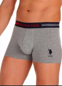 U.S. Polo Assn. Erkek Karışık 3 Lü Boxer Lacivert-Gri Melanj-Beyaz thumbnail 6
