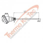 Kafalı Tip PT100 8x900mm - 2