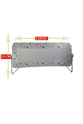 RevuBaby Revu Baby Shield Katlanabilir Bebek Yatak Bariyeri 50x120 Cm - 3