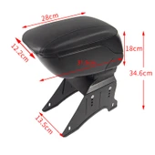 Siyah-kırmızı Katlanabilir kolçak dikişli / ICKO68-SK thumbnail 4