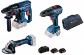 Bosch GSR 18V-50+GBH 180+GWS 180 2 x Gba 18V 5.0AH - 1
