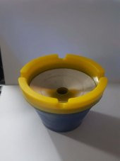 SARI-LACİVERT TARAFTAR İÇİ METAL KOKUSUZ KÜLLÜK TEKLİ - 3