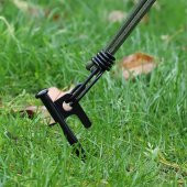 8 Adet 20 cm Transmisyon Demir Çadır Çivisi, Kaymaz Kancalı Kazık - 1