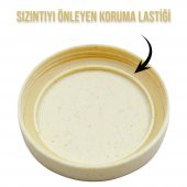 BottleBoss Naturel Seri Sızdırmaz Kapak Bardak Matara 300 Ml Krem - 4