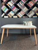 DTM HOME Bukle Tedy Krem Bench Puf - 1