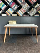 DTM HOME Bukle Tedy Krem Bench Puf - 3