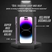 Apple Iphone 14 Pro koruma Kılıfı Mor.Metal kamera koruma çerçeveli,14 pro Dayanıklı Kapak Kılıf Mor - 7