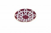 Porland Morocco Desen5 Fuşya Ergonomik Çay Tabağı 12 cm 04A+P021491 - 2