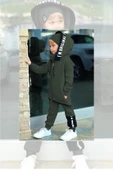 Erkek Çocuk Bereli Original Cool Yeşil Eşofman Takım thumbnail 8