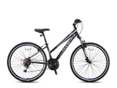 Kron Arıa 4.0 - 28inç  Trekking Lady - 15 - 21 Vites - V.B. (Papuç Fren) - Mat Siyah-Mor/Gri - 1