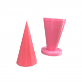Prizma ( Ongen ) 3D Mum Kalıbı ( Silikon ) 1 Adet - 2