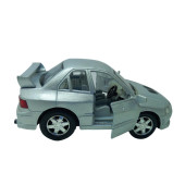 10 cm. Çek Bırak Gri Mıtsubıshı Evolution Diecast Araba - 5