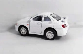 10 cm. Çek Bırak Beyaz Subaru Impreza Wrx Diecast Araba - 3