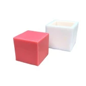 Küp 2D Mum Kalıbı 10x10x10 ( Silikon ) 1 Adet thumbnail 4