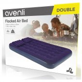 Avenli Floked AirBed Çift Kişilik 191cm*137cm*22cm - 1
