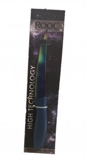 Rooc titanyum lazer kesim bıçak 4 lü - çok amaçlı yemek - sebze bıçağı 23,5 cm.t001lacivert - 1