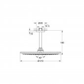 Grohe Rainshower Cosmopolitan Tepe Duşu 30 cm - 26067EN0 - 2