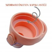 BottleBoss Pastel Renk Geçişli Sızdırmaz Kapak Motivasyon Matarası 1100 Ml Sticker HEDİYELİ Pembe - 5