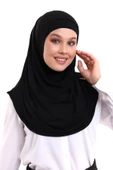 Yetişkin Pratik Eşarp Siyah Renk - 4
