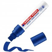 Edding Cam Kalemi Ayna Kalemi Yazı Tahtası Kalemi KALIN UÇLU MAVİ Edding Mağaza Camı Kalemi Likit Tebeşir Kalem - 1