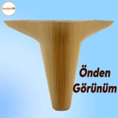 Aspen Lüks Mobilya Kanepe Koltuk Tv Ünitesi Baza Ayağı Ayakları 12 Cm Koyu Kahverengi 4 Adet - 6