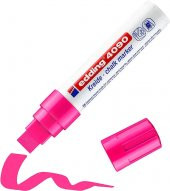 Edding Cam Kalemi Ayna Kalemi Yazı Tahtası Kalemi KALIN UÇLU FOSFORLU NEON PEMBE Edding Mağaza Camı Kalemi Likit Tebeşir Kalem - 1