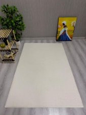 Orkide Home Modern Puffy  Simirna Peluş Post Halı  Krem 200 x 300 - 1
