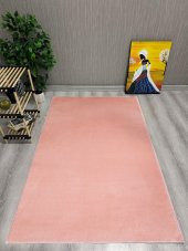 Orkide Home Modern Puffy  Simirna Peluş Post Halı  PEMBE 120 x 180 - 1