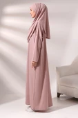 Tek Parça Namaz Elbisesi - Gül Kurusu - 5015 - 5